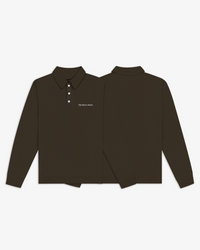 Cursive Polo Sweatshirt