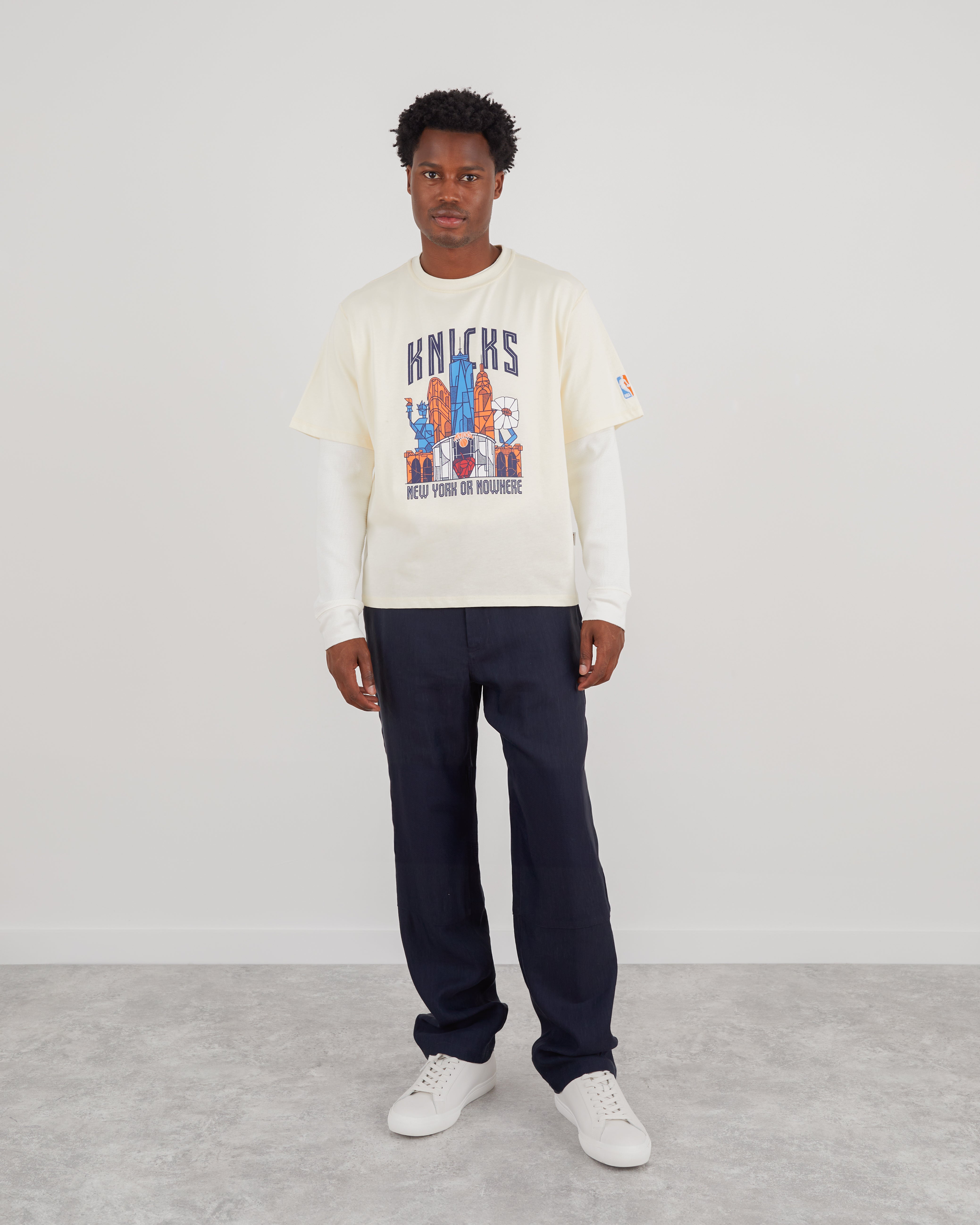 Knicks Skyscraper Oversized Crop T-Shirt - New York or Nowhere®