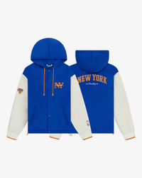 Knicks Trophies Hooded Button up Jacket