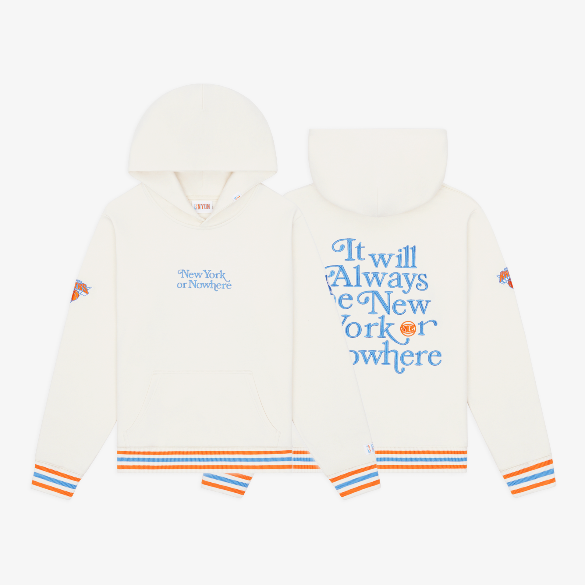 s*i様 NewYorkorNowhere KNICKS MOTTO HOODI Knicks Motto Hoodie – New York or Nowhere®