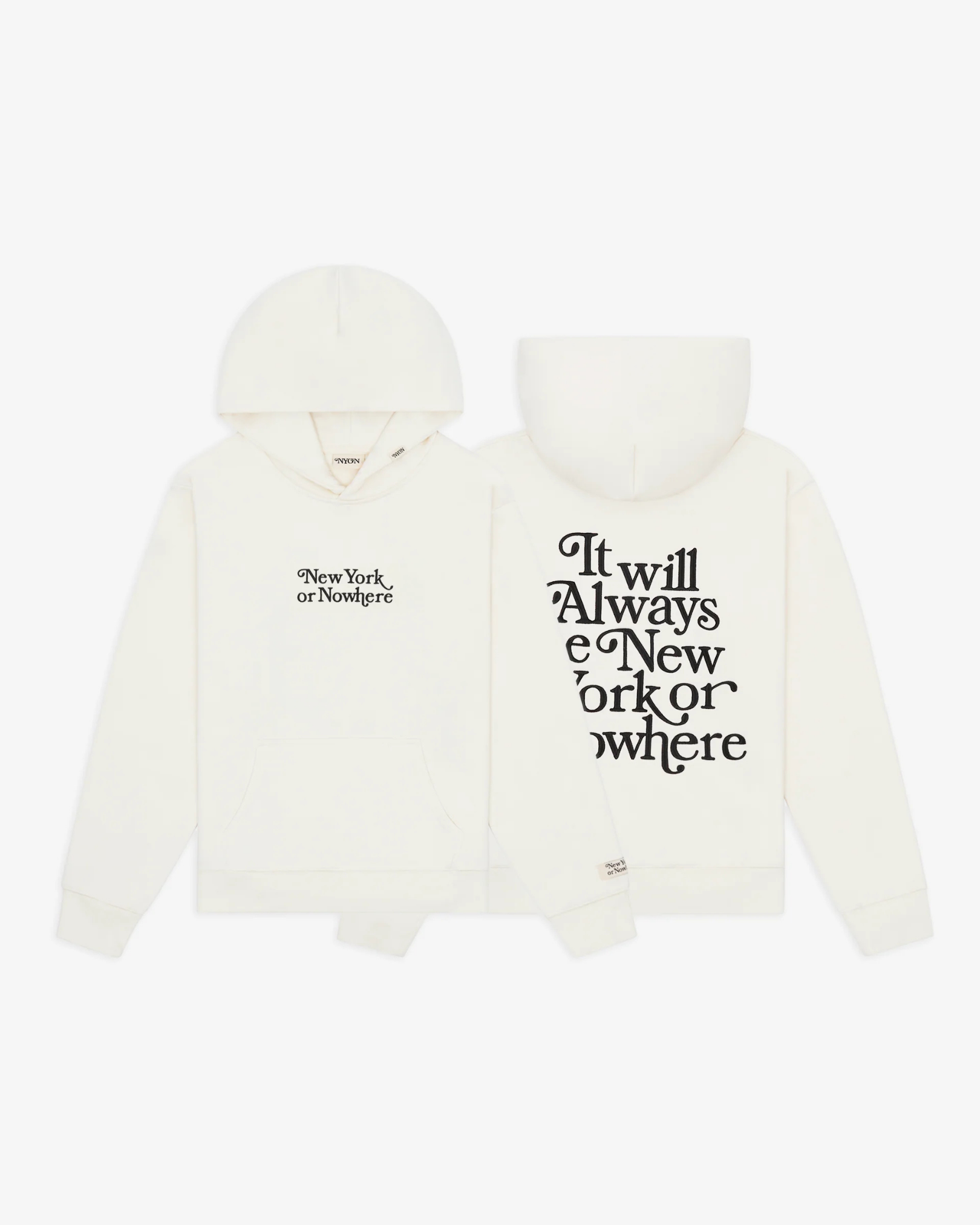 Motto Hoodie - New York or Nowhere®