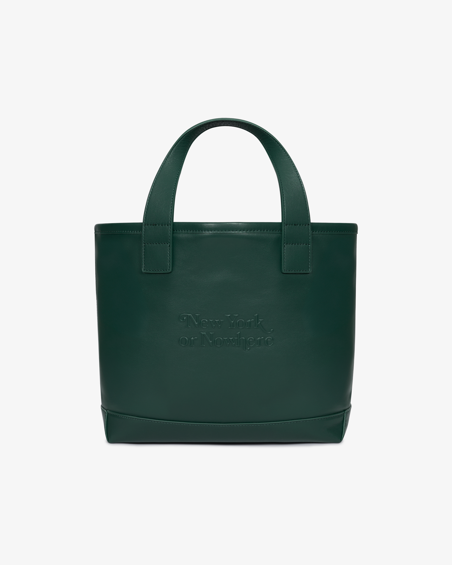 New York or Nowhere ブラウン レザートートバッグ 茶 現行品 Motto Leather Mini Tote – New York or Nowhere®
