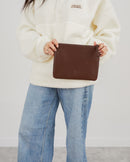 Motto Leather Pouch