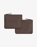 Motto Leather Pouch