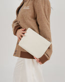 Motto Leather Pouch