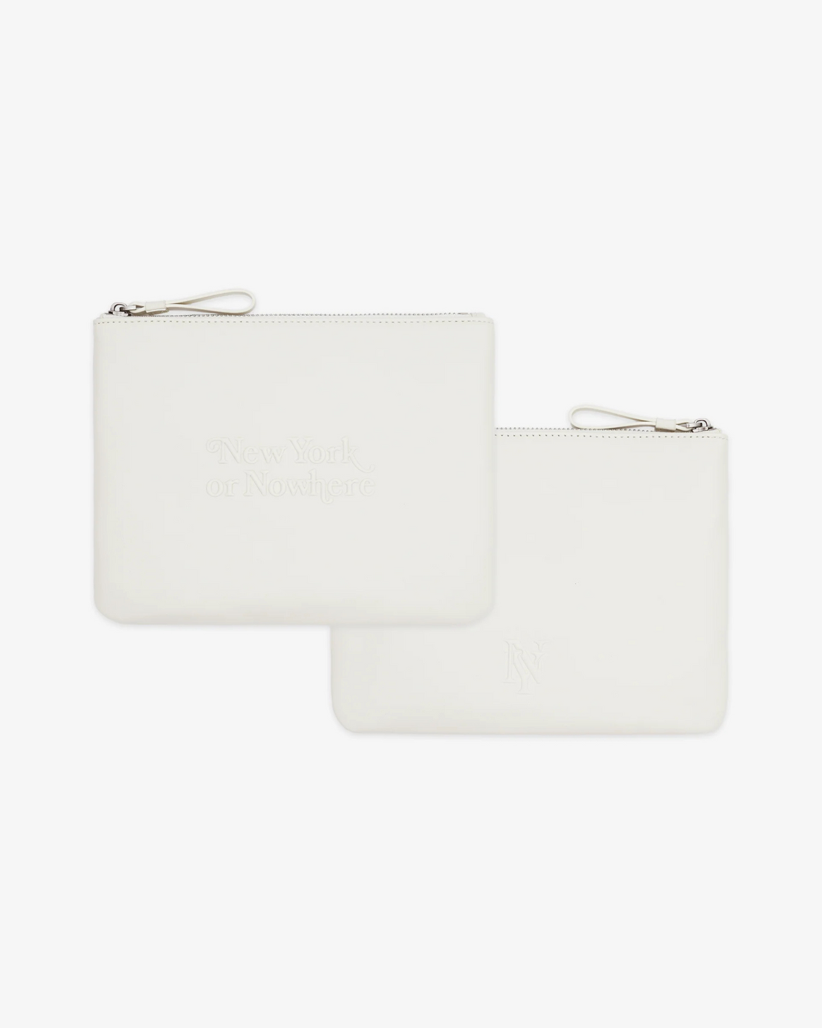 Nothing R Pouch Bags Motto Leather Pouch – New York or Nowhere®