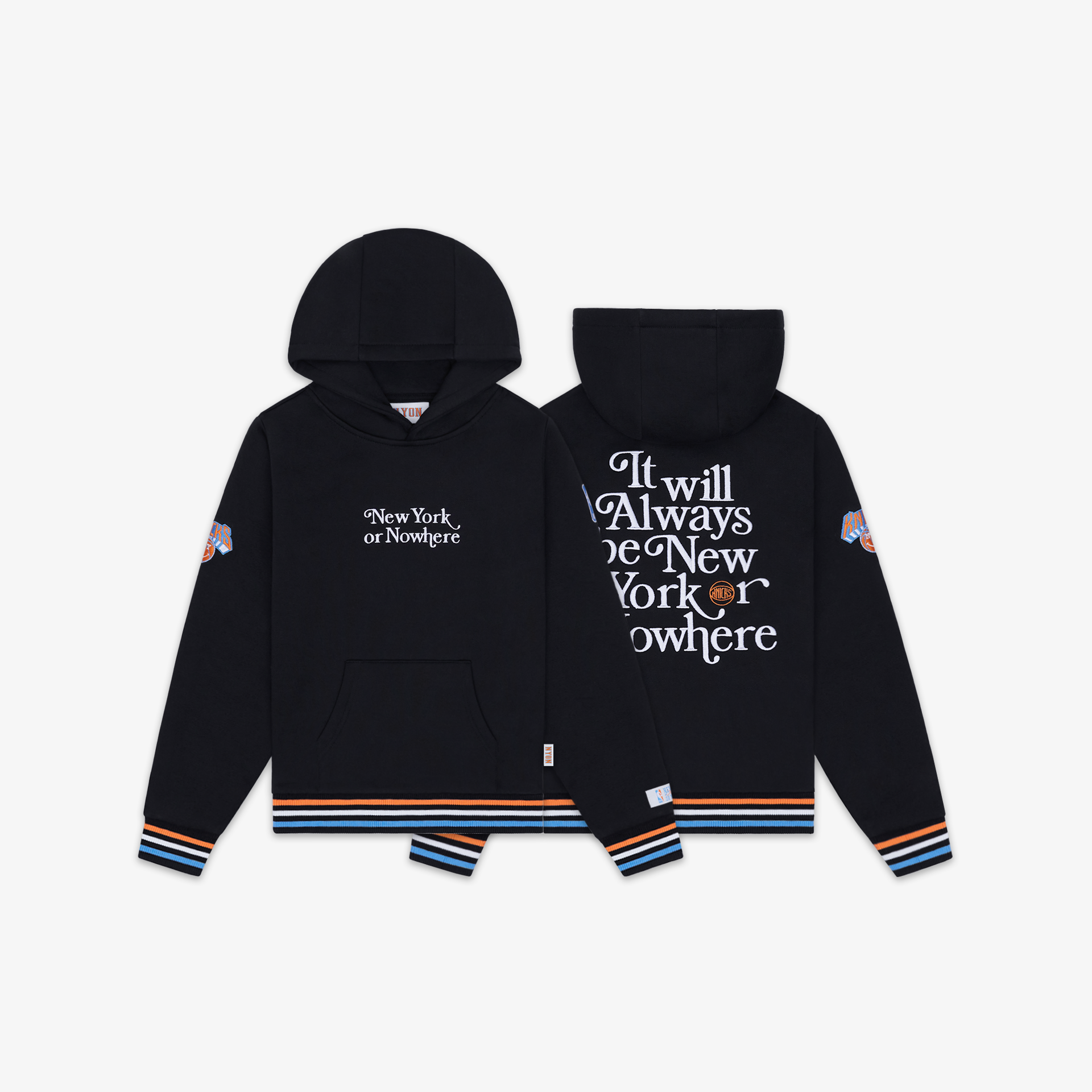 s*i様 NewYorkorNowhere KNICKS MOTTO HOODI Knicks Motto Hoodie – New York or Nowhere®