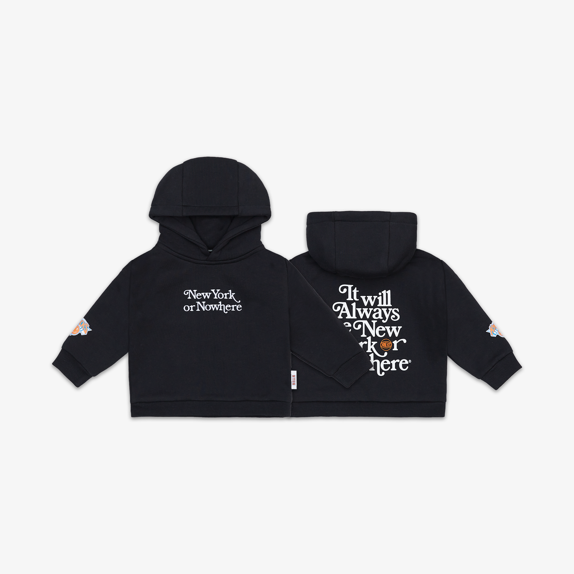 s*i様 NewYorkorNowhere KNICKS MOTTO HOODI Women's NYON x Knicks Black Motto Hood – Shop Madison Square