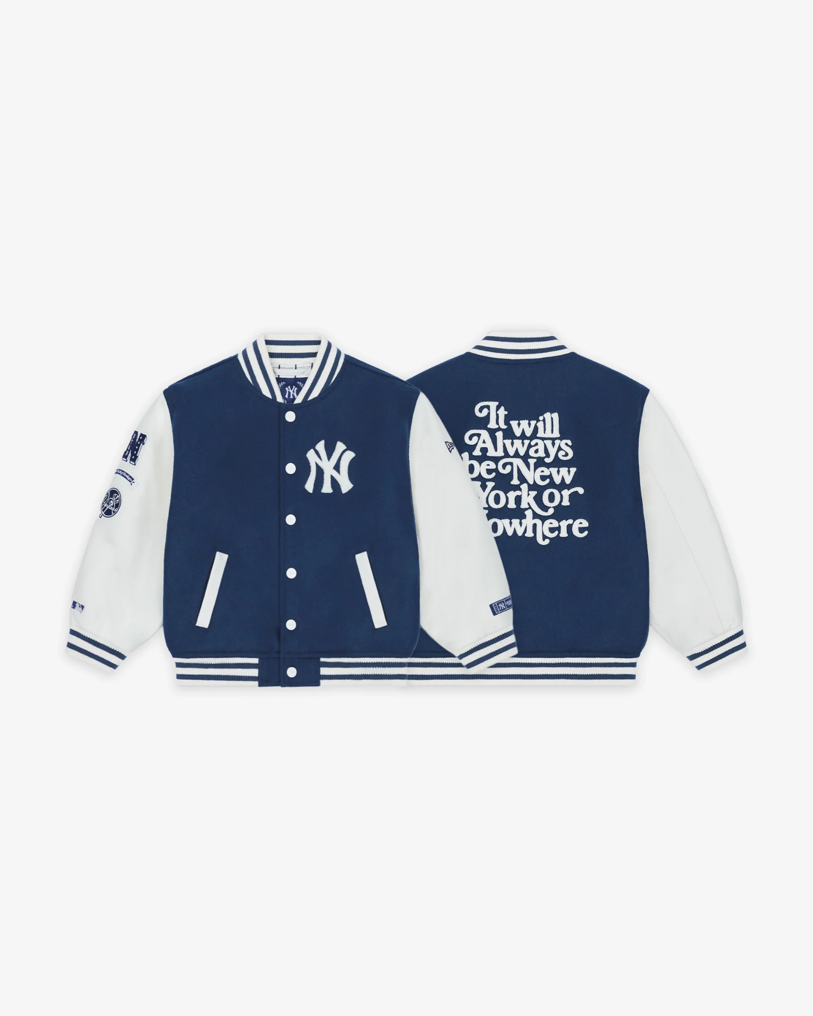 Yankees Motto Kids Varsity Jacket - New York or Nowhere®