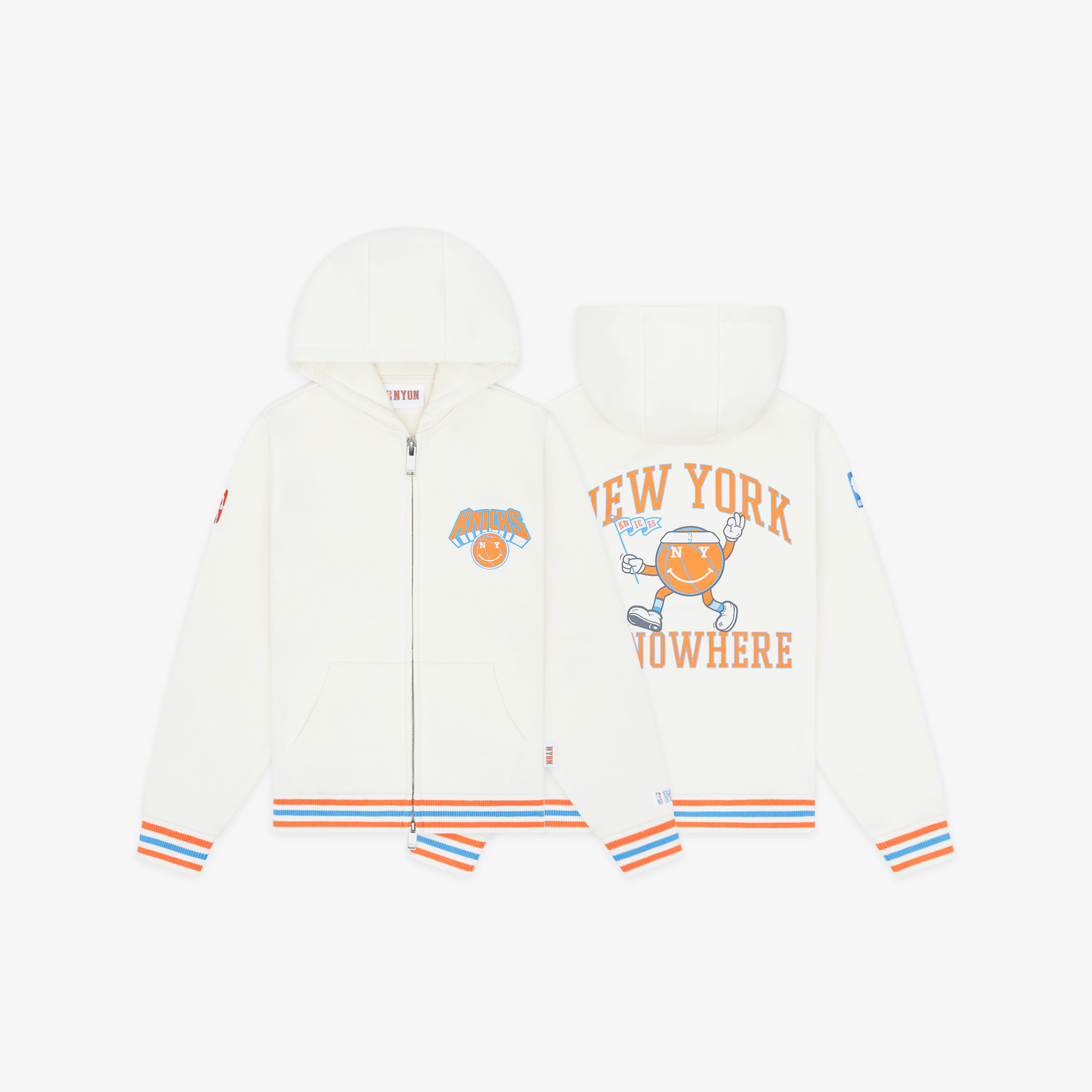 【新品】Logo Hoodie WHITE【BUMP OF CHICKEN】 Knicks Mr. Knick Kids Zip Hoodie – New York or Nowhere®