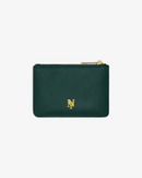 Signature Small Leather Zip Pouch - GREEN - New York or Nowhere®
