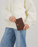 Signature Small Leather Zip Pouch - New York or Nowhere®