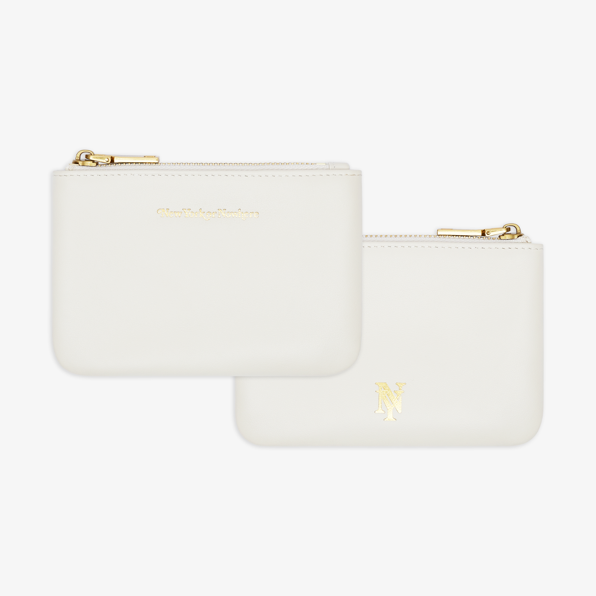 Signature Small Leather Zip Pouch – New York or Nowhere®