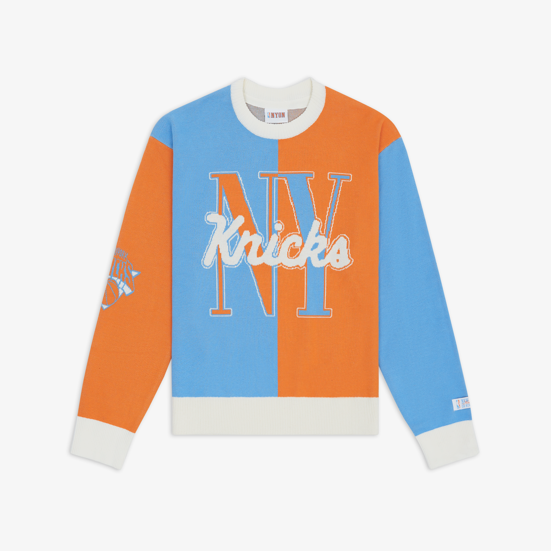 NYON x Knicks Women s Halftime Knit Crewneck New York or Nowhere