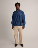 Cursive Denim Button Down Shirt - New York or Nowhere®