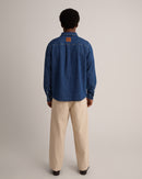 Cursive Denim Button Down Shirt - New York or Nowhere®