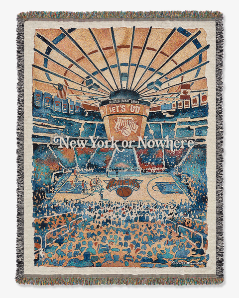 Knicks Gardencolor Throw Blanket – New York or Nowhere®