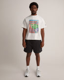 Mets Watercolor Oversized Crop T-Shirt