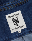 Cursive Denim Button Down Shirt - New York or Nowhere®
