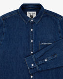 Cursive Denim Button Down Shirt - New York or Nowhere®