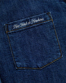 Cursive Denim Button Down Shirt - New York or Nowhere®