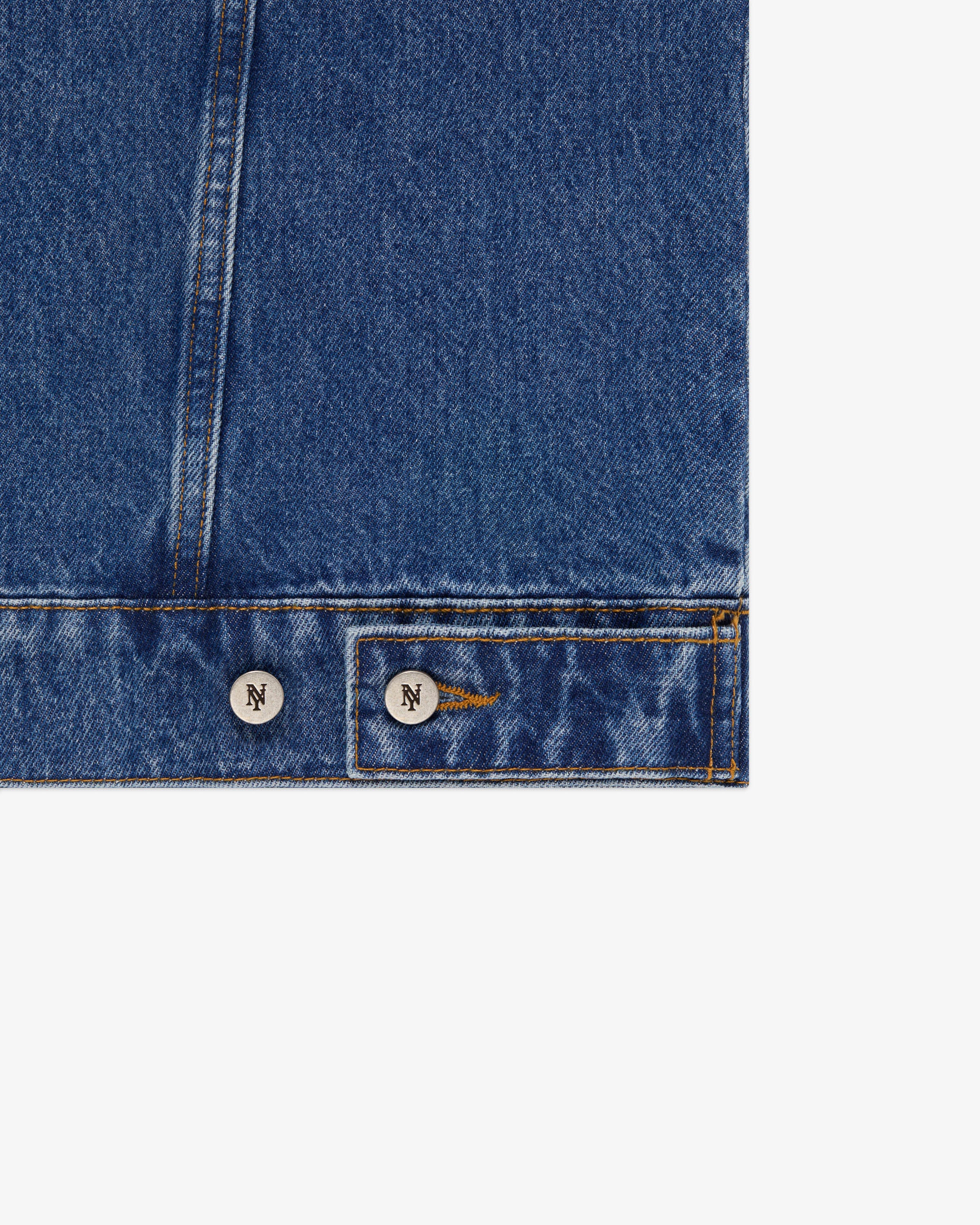 Cursive Denim Jacket