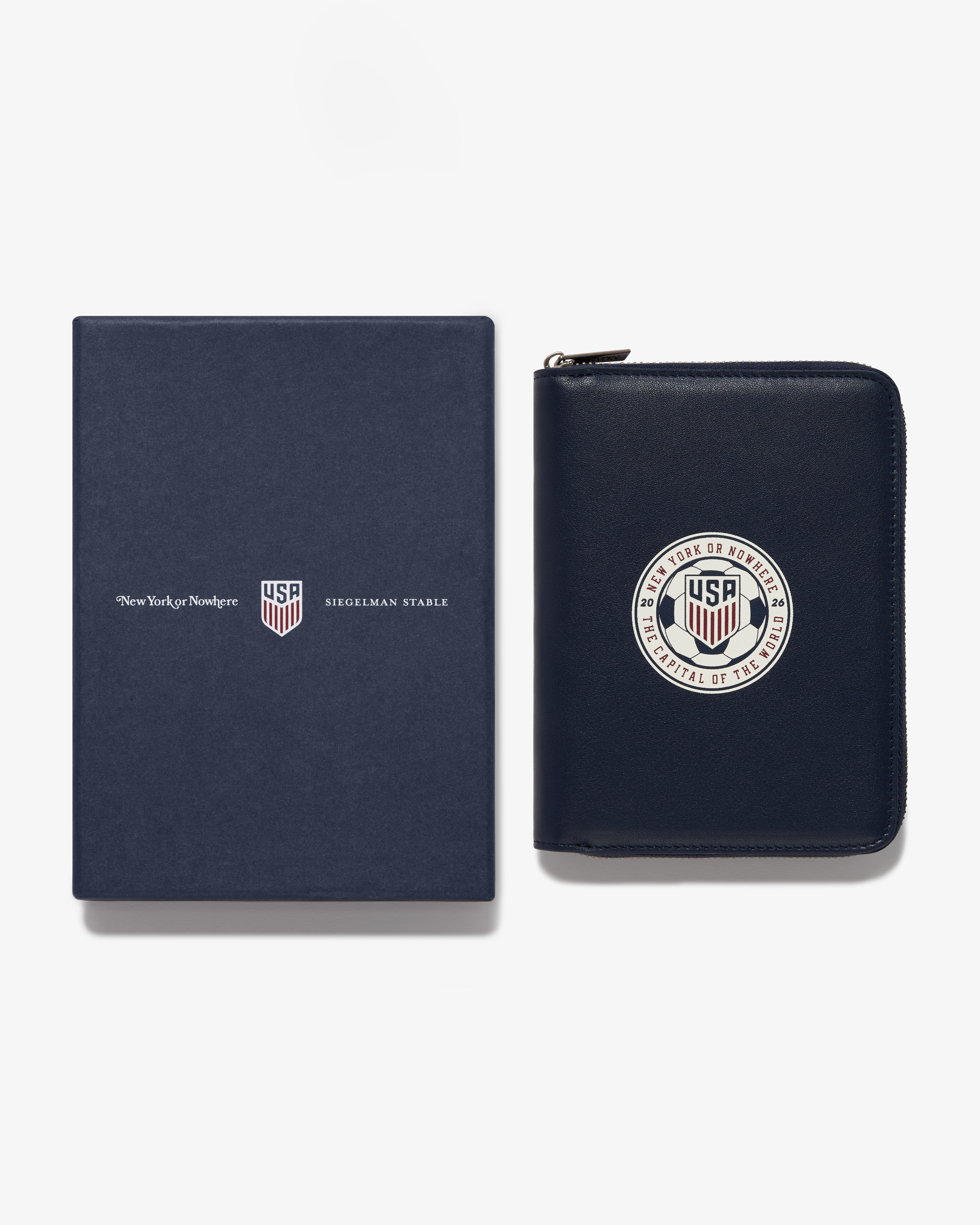 NYON x Siegelman Stable x US Soccer Keeper Leather Passport Holder - New York or Nowhere®