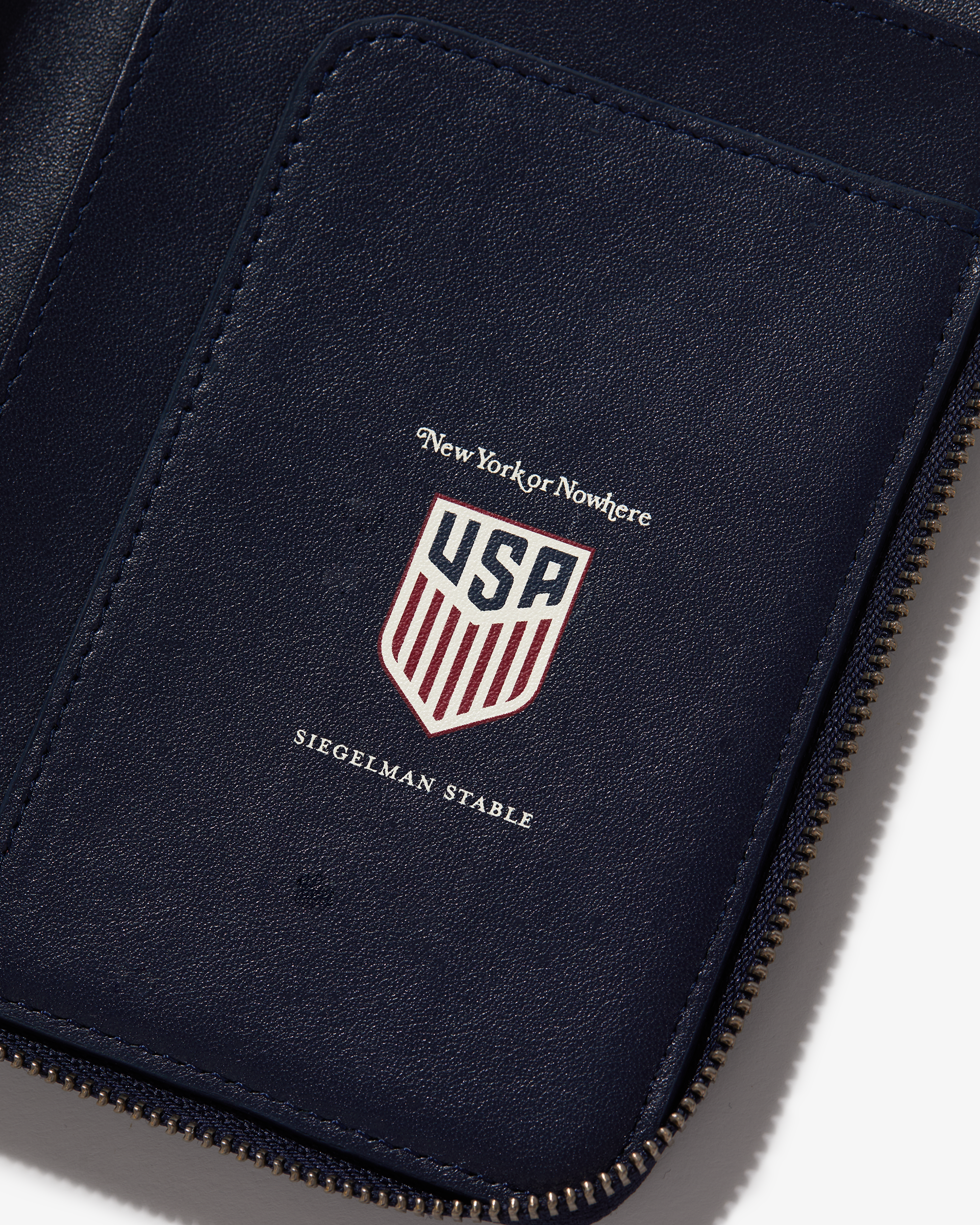 NYON x Siegelman Stable x US Soccer Keeper Leather Passport Holder - New York or Nowhere®