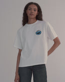 Cookie Monster Mascot Oversized Crop T-Shirt