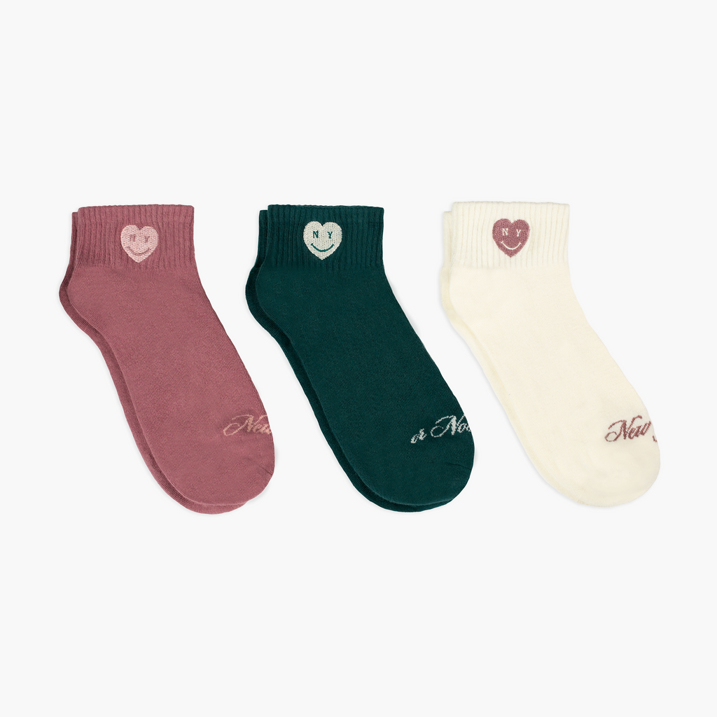 Lovers Mascot Ankle Socks - Pack of 3