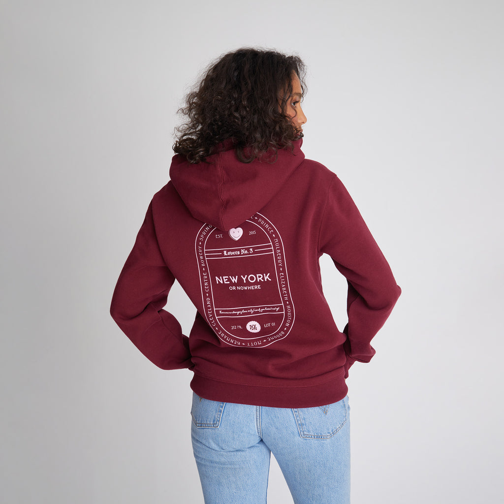 Nyon Private Label Hoodie Burgundy / LG